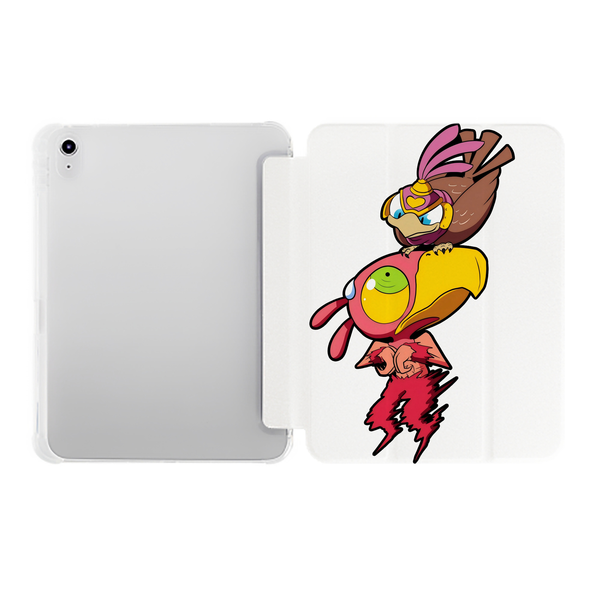 （画像用） ジョジョの奇妙な冒険 JoJo's Bizarre Adventure IPad ケース ペン収納付き 三つ折りスタンド PUレザー×シリコン 対応機種9.5/10.5/10.9インチ